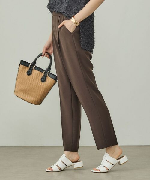 INDIVI / インディヴィ パンツ | 【洗える/UVケア】テーパードパンツ | 詳細10