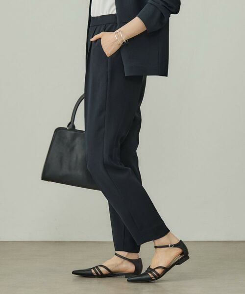 INDIVI / インディヴィ パンツ | 【洗える/UVケア】テーパードパンツ | 詳細7