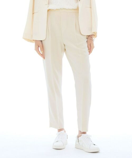 INDIVI / インディヴィ パンツ | 【洗える/UVケア】テーパードパンツ(グレージュ(050))