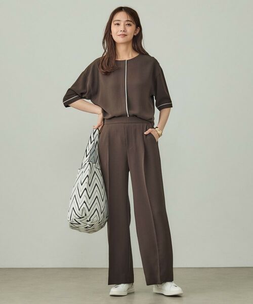 INDIVI / インディヴィ パンツ | 【洗える/UVケア】ワイドパンツ | 詳細4