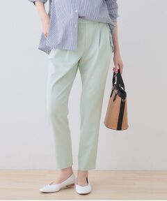 INDIVI / インディヴィ パンツ | 【洗える／ストレッチ】タックテーパードパンツ