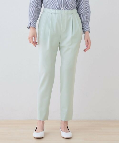 INDIVI / インディヴィ パンツ | 【洗える／ストレッチ】タックテーパードパンツ | 詳細18