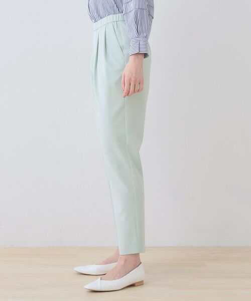 INDIVI / インディヴィ パンツ | 【洗える／ストレッチ】タックテーパードパンツ | 詳細19