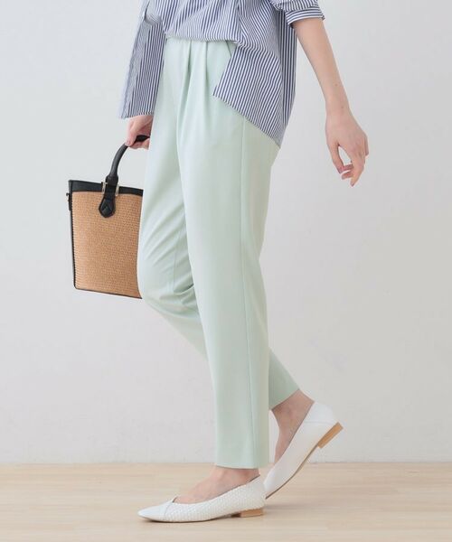 INDIVI / インディヴィ パンツ | 【洗える／ストレッチ】タックテーパードパンツ | 詳細2