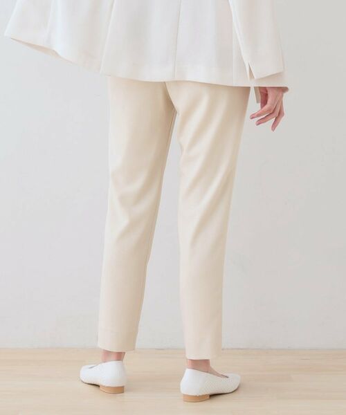 INDIVI / インディヴィ パンツ | 【洗える／ストレッチ】タックテーパードパンツ | 詳細7