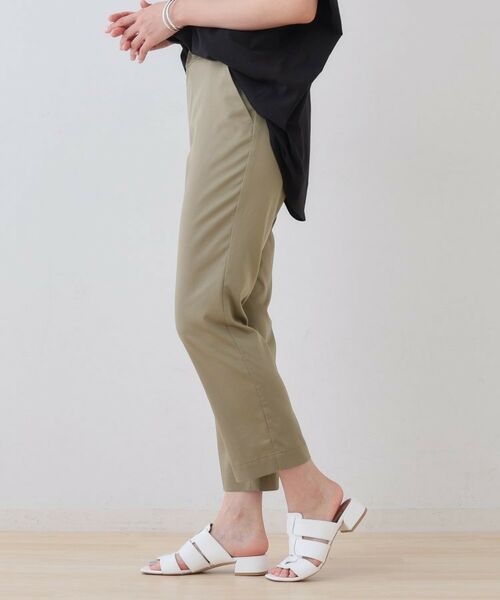 INDIVI / インディヴィ ショート・ハーフ・半端丈パンツ | ストレッチストレートパンツ | 詳細10