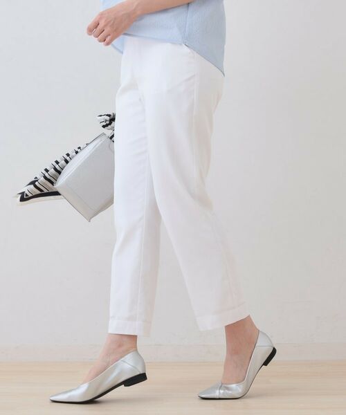 INDIVI / インディヴィ ショート・ハーフ・半端丈パンツ | ストレッチストレートパンツ | 詳細2