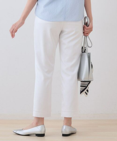 INDIVI / インディヴィ ショート・ハーフ・半端丈パンツ | ストレッチストレートパンツ | 詳細3