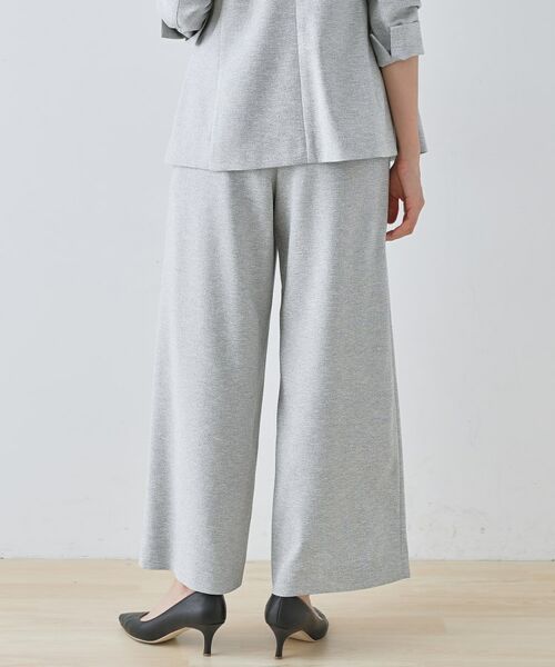 INDIVI / インディヴィ パンツ | 【通勤スーツ】ドライタッチワイドパンツ | 詳細11