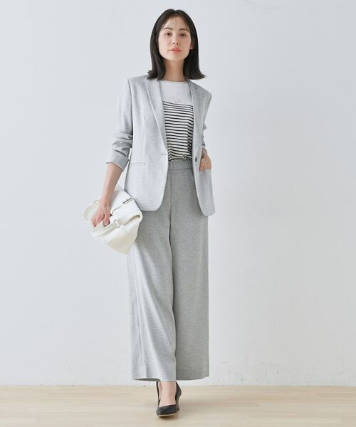 INDIVI / インディヴィ パンツ | 【通勤スーツ】ドライタッチワイドパンツ | 詳細12