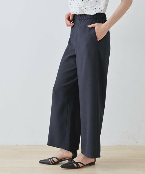 INDIVI / インディヴィ パンツ | 【通勤スーツ】ドライタッチワイドパンツ | 詳細6