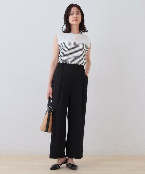 INDIVI / インディヴィ パンツ | 【SETUP可能/涼しい】リラックスパンツ | 詳細4