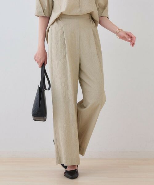 INDIVI / インディヴィ パンツ | 【SETUP可能/涼しい】リラックスパンツ(ベージュ(052))