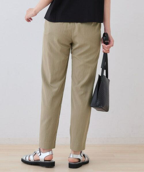 INDIVI / インディヴィ ショート・ハーフ・半端丈パンツ | 【シワになりにくい】コットンライクテーパードパンツ | 詳細11