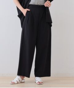 INDIVI / インディヴィ パンツ | 【SETUP可能/涼しい】コットンワイドパンツ