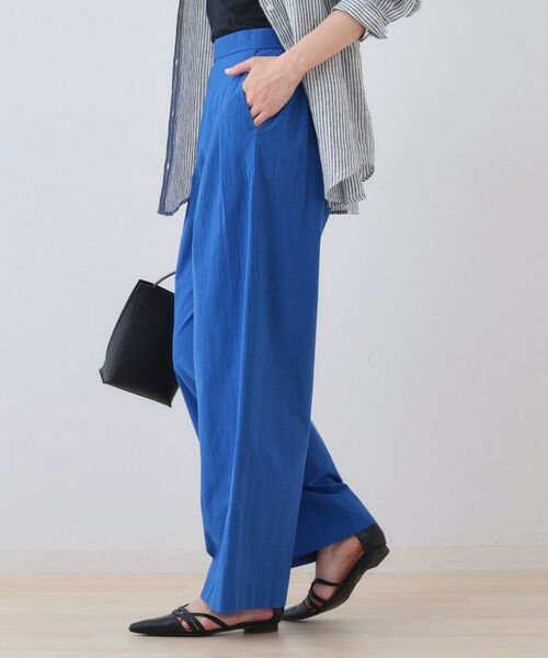 INDIVI / インディヴィ パンツ | 【SETUP可能/涼しい】コットンワイドパンツ | 詳細10