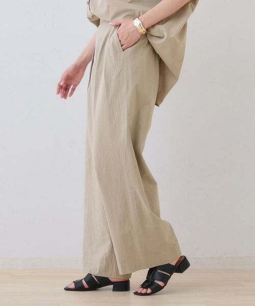 INDIVI / インディヴィ パンツ | 【SETUP可能/涼しい】コットンワイドパンツ | 詳細6