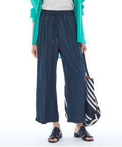 INDIVI / インディヴィ ショート・ハーフ・半端丈パンツ | ギャザーワイドパンツ