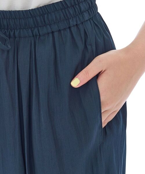 INDIVI / インディヴィ ショート・ハーフ・半端丈パンツ | ギャザーワイドパンツ | 詳細18