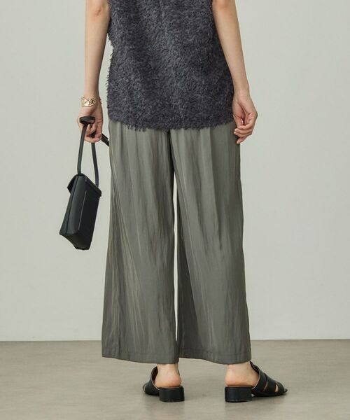 INDIVI / インディヴィ ショート・ハーフ・半端丈パンツ | ギャザーワイドパンツ | 詳細3