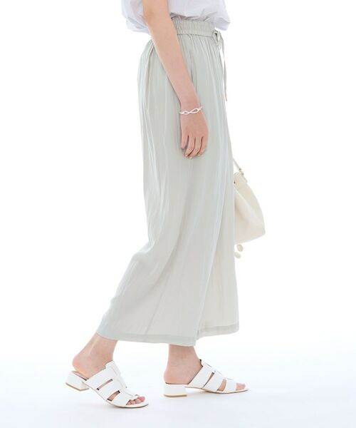 INDIVI / インディヴィ ショート・ハーフ・半端丈パンツ | ギャザーワイドパンツ | 詳細6