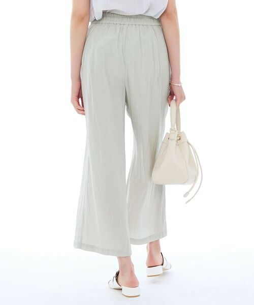 INDIVI / インディヴィ ショート・ハーフ・半端丈パンツ | ギャザーワイドパンツ | 詳細7