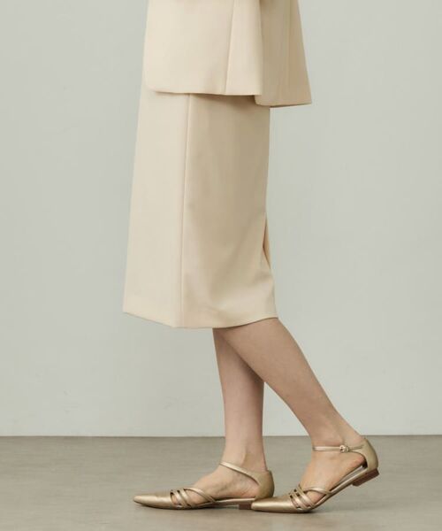 INDIVI / インディヴィ ミニ・ひざ丈スカート | 【洗える／UVケア】ストレッチ ストレートスカート | 詳細2