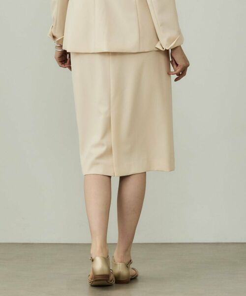 INDIVI / インディヴィ ミニ・ひざ丈スカート | 【洗える／UVケア】ストレッチ ストレートスカート | 詳細3