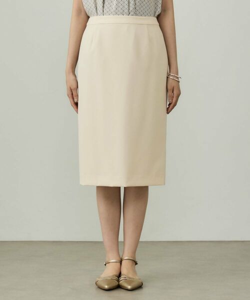 INDIVI / インディヴィ ミニ・ひざ丈スカート | 【洗える／UVケア】ストレッチ ストレートスカート | 詳細6