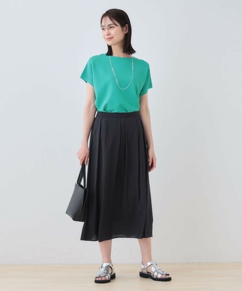 INDIVI / インディヴィ ロング・マキシ丈スカート | 【洗える/SETUP可能】シアータックフレアスカート | 詳細7