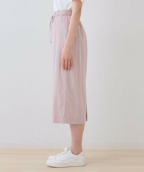 INDIVI / インディヴィ スカート | 【シワになりにくい】コットンライクストレートスカート | 詳細19