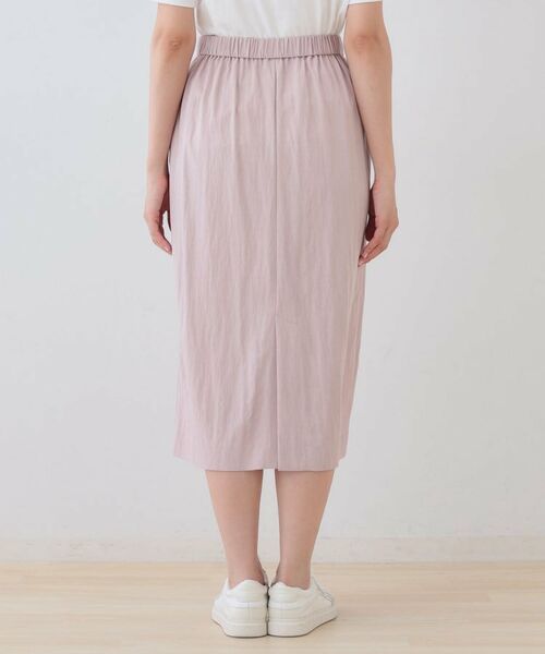 INDIVI / インディヴィ スカート | 【シワになりにくい】コットンライクストレートスカート | 詳細20