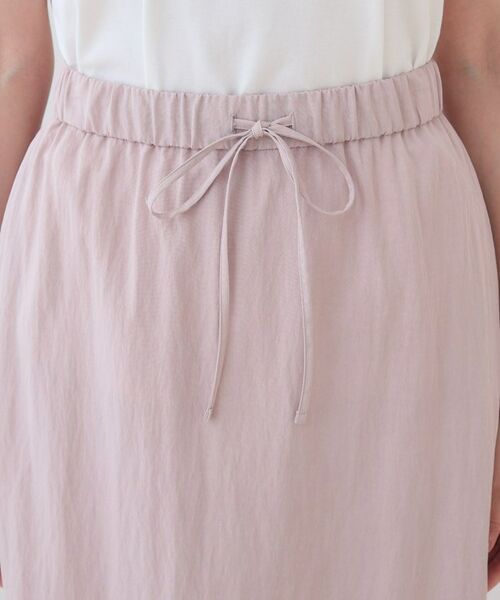 INDIVI / インディヴィ スカート | 【シワになりにくい】コットンライクストレートスカート | 詳細21