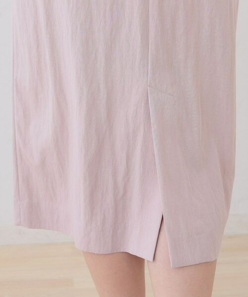 INDIVI / インディヴィ スカート | 【シワになりにくい】コットンライクストレートスカート | 詳細23