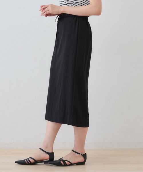 INDIVI / インディヴィ スカート | 【シワになりにくい】コットンライクストレートスカート | 詳細6