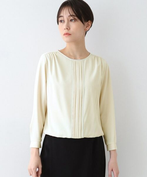 INDIVI / インディヴィ シャツ・ブラウス | 【洗える】タックデザインブラウス | 詳細10