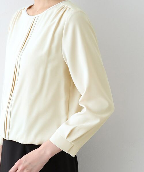 INDIVI / インディヴィ シャツ・ブラウス | 【洗える】タックデザインブラウス | 詳細15