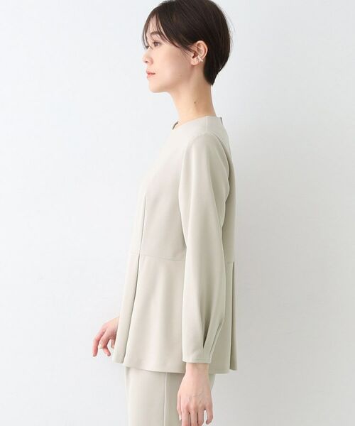 INDIVI / インディヴィ シャツ・ブラウス | 【洗える/SETUP可能】ペプラムブラウス | 詳細11