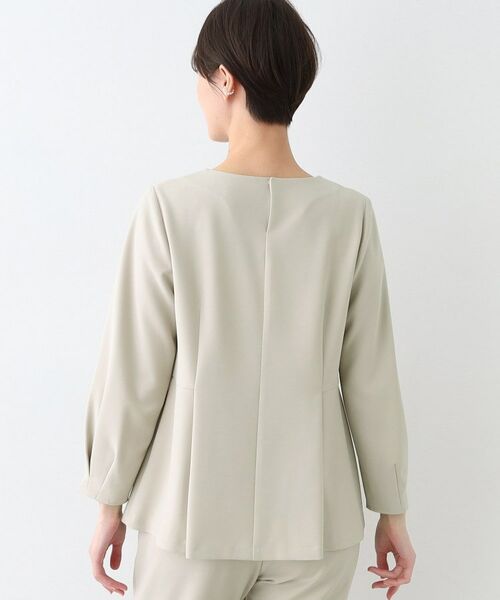 INDIVI / インディヴィ シャツ・ブラウス | 【洗える/SETUP可能】ペプラムブラウス | 詳細12