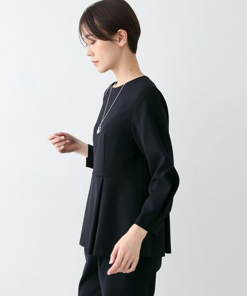 INDIVI / インディヴィ シャツ・ブラウス | 【洗える/SETUP可能】ペプラムブラウス | 詳細2