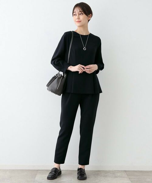 INDIVI / インディヴィ シャツ・ブラウス | 【洗える/SETUP可能】ペプラムブラウス | 詳細4