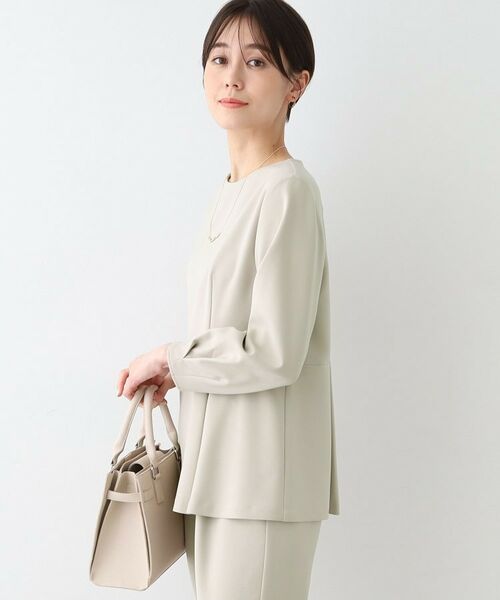 INDIVI / インディヴィ シャツ・ブラウス | 【洗える/SETUP可能】ペプラムブラウス | 詳細6