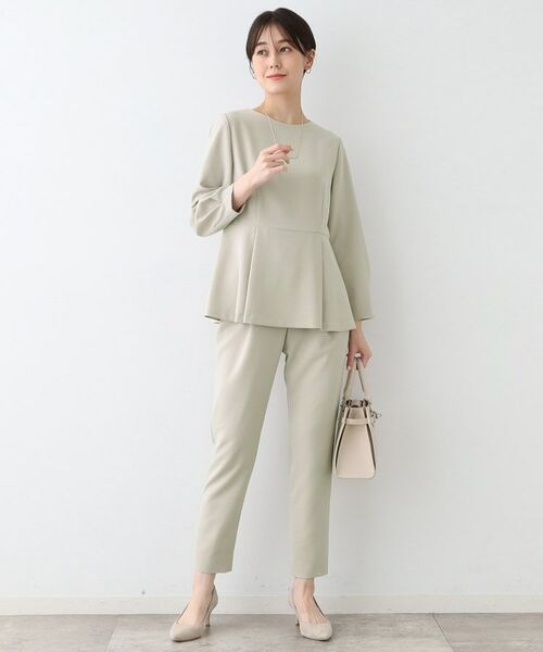 INDIVI / インディヴィ シャツ・ブラウス | 【洗える/SETUP可能】ペプラムブラウス | 詳細8