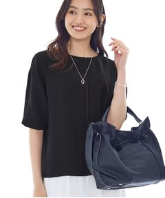 INDIVI / インディヴィ シャツ・ブラウス | 【UVケア／吸水速乾】サテンラインブラウス