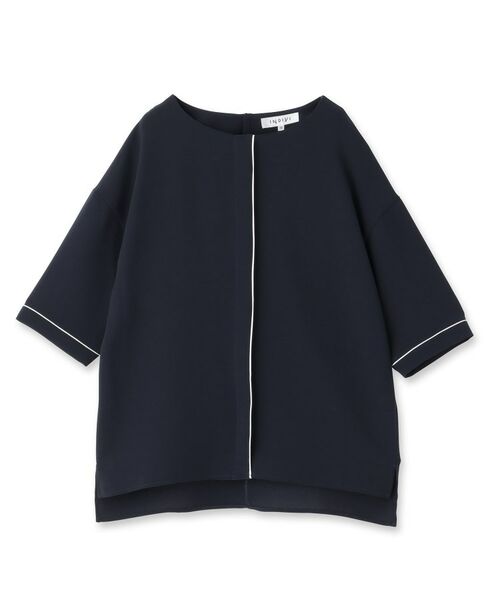 INDIVI / インディヴィ シャツ・ブラウス | 【UVケア/吸水速乾】サテンラインブラウス | 詳細1