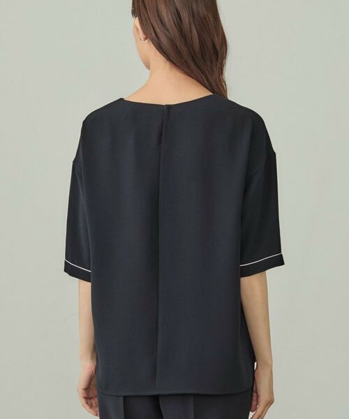 INDIVI / インディヴィ シャツ・ブラウス | 【UVケア/吸水速乾】サテンラインブラウス | 詳細16