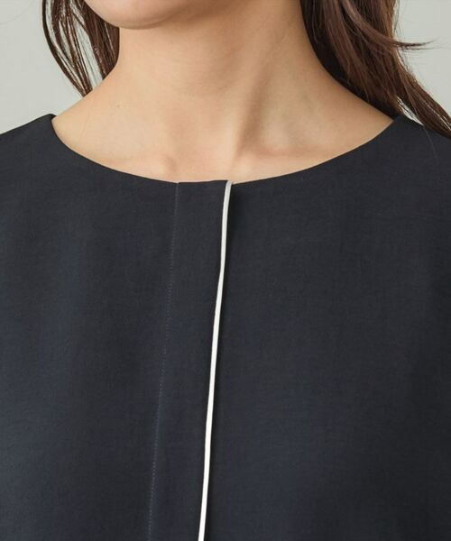 INDIVI / インディヴィ シャツ・ブラウス | 【UVケア/吸水速乾】サテンラインブラウス | 詳細17