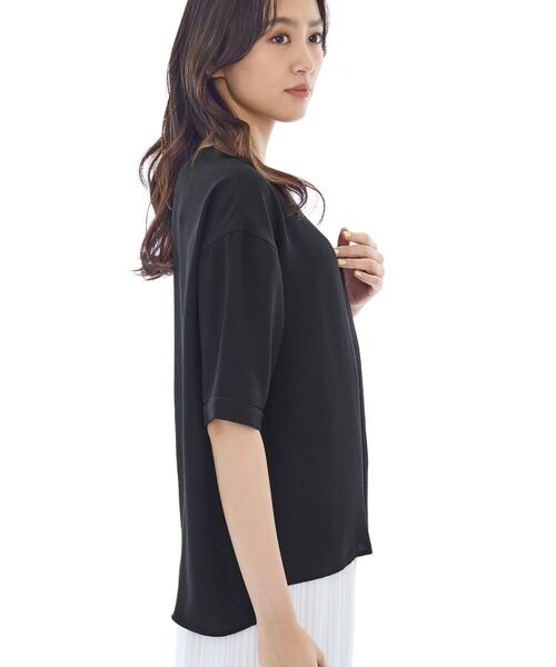 INDIVI / インディヴィ シャツ・ブラウス | 【UVケア/吸水速乾】サテンラインブラウス | 詳細2