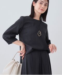 INDIVI / インディヴィ シャツ・ブラウス | 【洗える／SETUP可能】袖コンシャスシアーブラウス