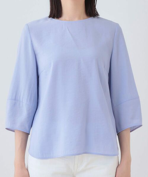 INDIVI / インディヴィ シャツ・ブラウス | 【洗える/SETUP可能】袖コンシャスシアーブラウス | 詳細14